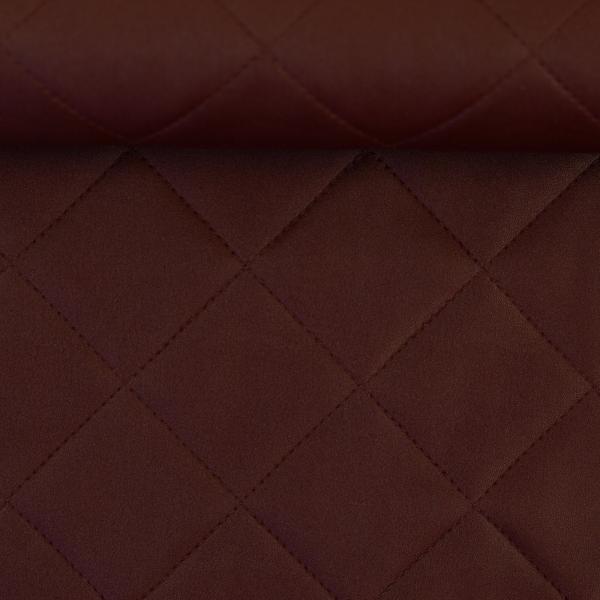 Kunstleder Debbie in Steppoptik Bordeaux von Swafing